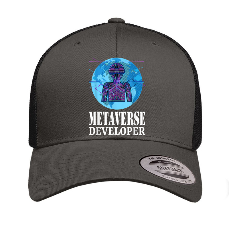 Futuristic Virtual Reality Metaverse Developer T Shirt Retro Trucker Cap by joseja | Artistshot