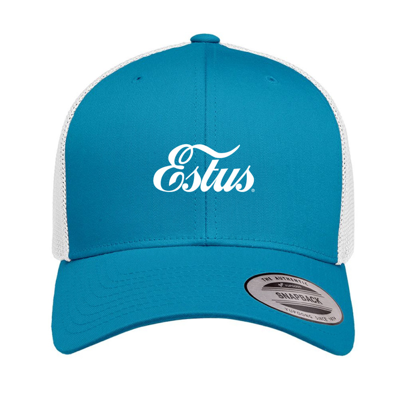 Limited Edition Estus White Retro Trucker Cap by degreesgunner | Artistshot