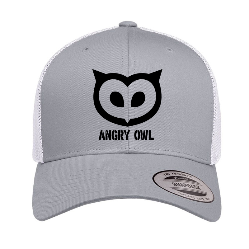 Angry Black Owl Retro Trucker Cap by CHRISTOPHERBARRERAS | Artistshot