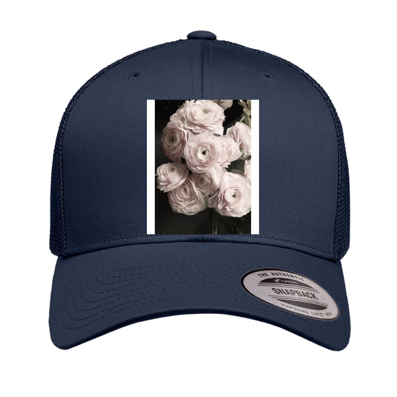 Blush Pink Roses Bouquet Retro Trucker Cap by ohtoivamm | Artistshot