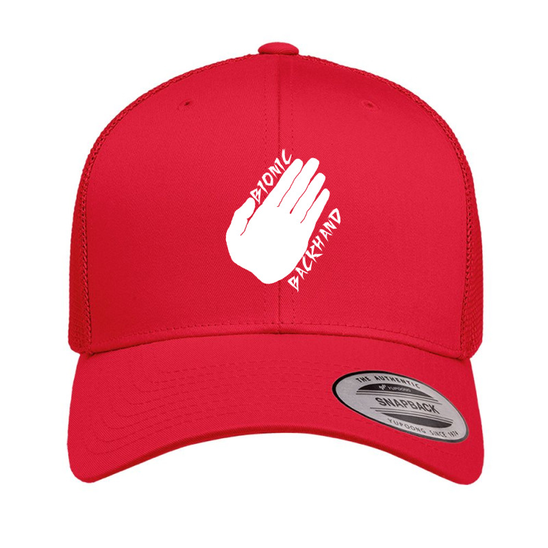 Bionic Backhand Retro Trucker Cap by LakeshaHughlett | Artistshot