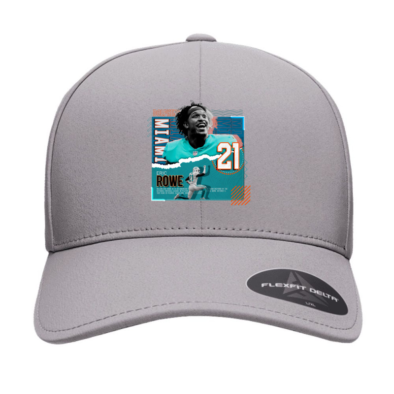 Eric Rowe Football Paper Poster Dolphins Seamless Cap by JemmaLyna | Artistshot