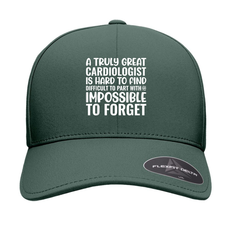 A Truly Great Cardiologist Is Impossible To Forget T Shirt Seamless Cap by rennambka | Artistshot