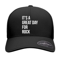 Funny And Awesome It Is A Great Day For Rock Saying Quote Gift Gifts F Seamless Cap | Artistshot