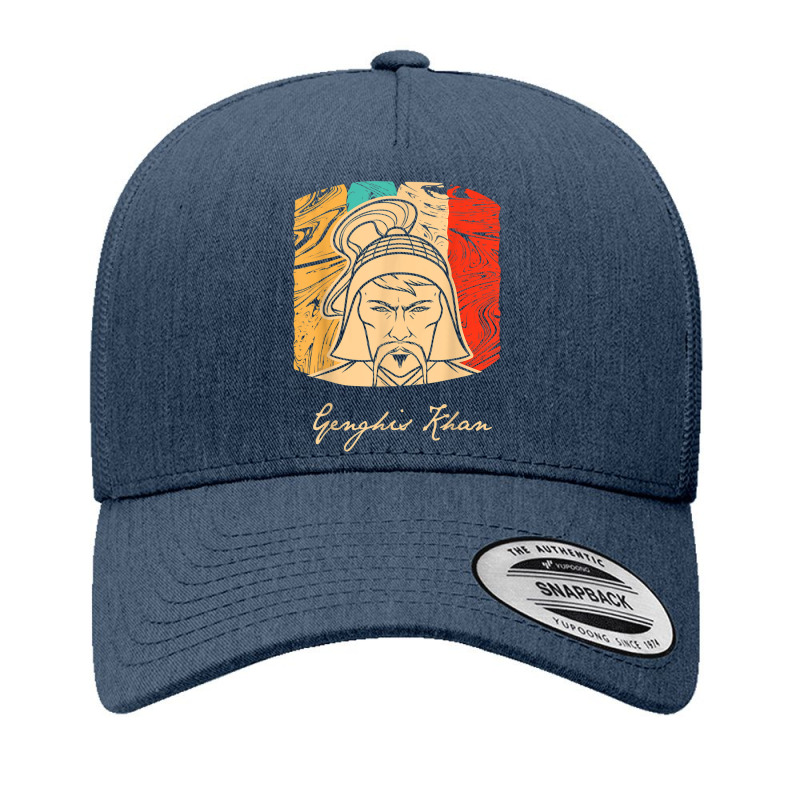 Genghis Khan Mongol Warrior Retro T Shirt Yupoong Trucker Cap by MalcolmJCausby | Artistshot