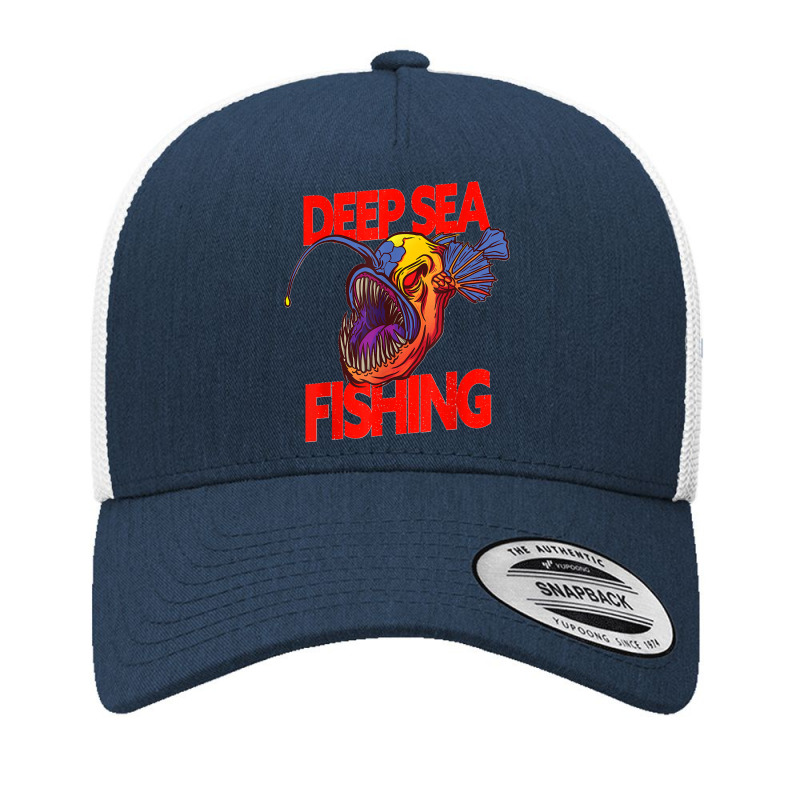 Deep Sea Fishing Anglerfish Deep Sea Monster Yupoong Trucker Cap by ROGERWILLIAMWARD | Artistshot