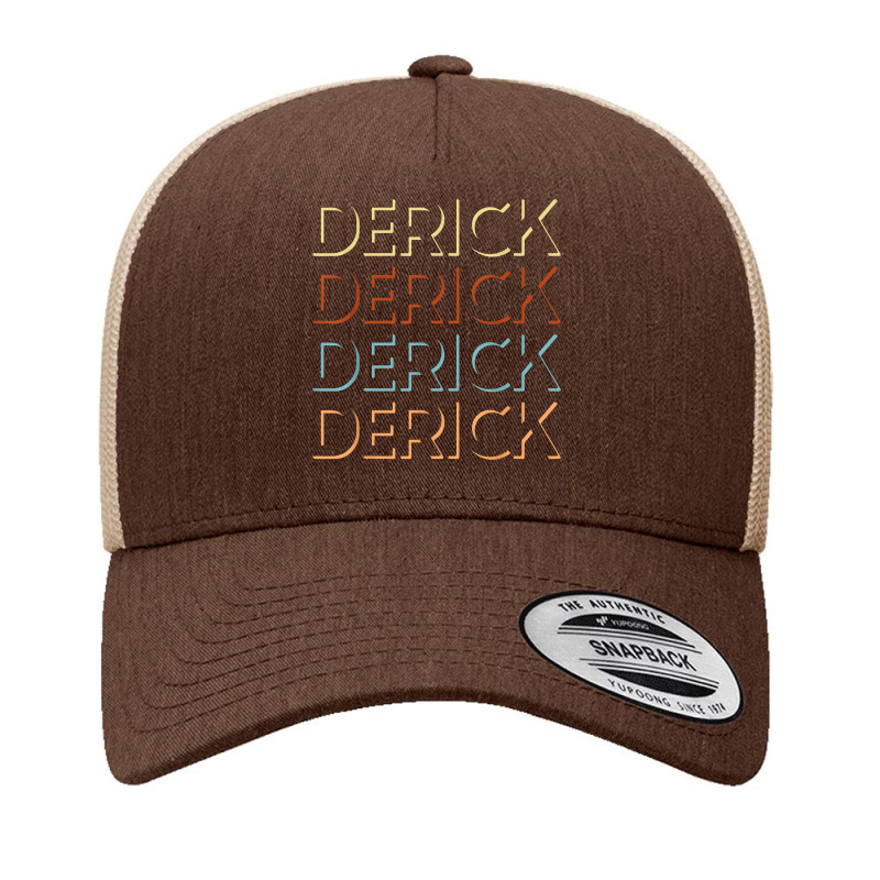 Derick First Name Tshirt My Personalized Tee Named T Shirt Yupoong Trucker Cap by halexvvchukle | Artistshot