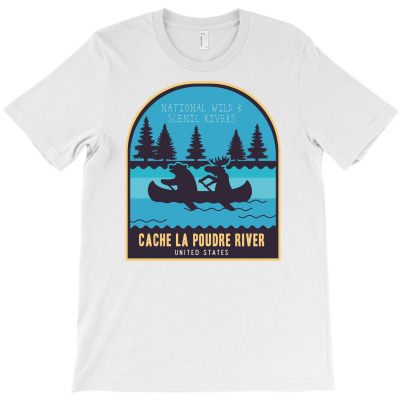 Cache La Poudre National River In Usa T-shirt Designed By Rozakgraphic