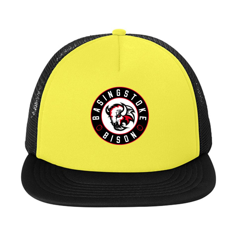 Basingstoke Bison Ice Hockey Foam Snapback hat by cm-arts | Artistshot