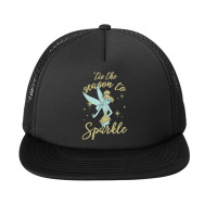 Peter Pan Christmas Tinker Bell The Season To Sparkle Foam Snapback Hat | Artistshot