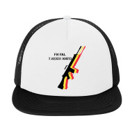 Fn Fal  The Right Arm Of The Free World (text Version) Active Foam Snapback Hat | Artistshot