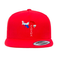 Panama Map Panamanian Flag Panama Trip Tourist Panama Roots Tank Top 5 Panel Snapback Cap | Artistshot