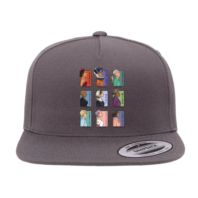 She Series Real Women - Version 2 5 panel snapback cap by cm-arts | Artistshot