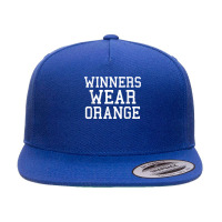 Winners Wear Orange Color War Camp Team Game Competition 5 Panel Snapback Cap | Artistshot