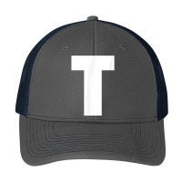 Letter T Capital Alphabet Monogram Initial Pa Trucker Cap | Artistshot