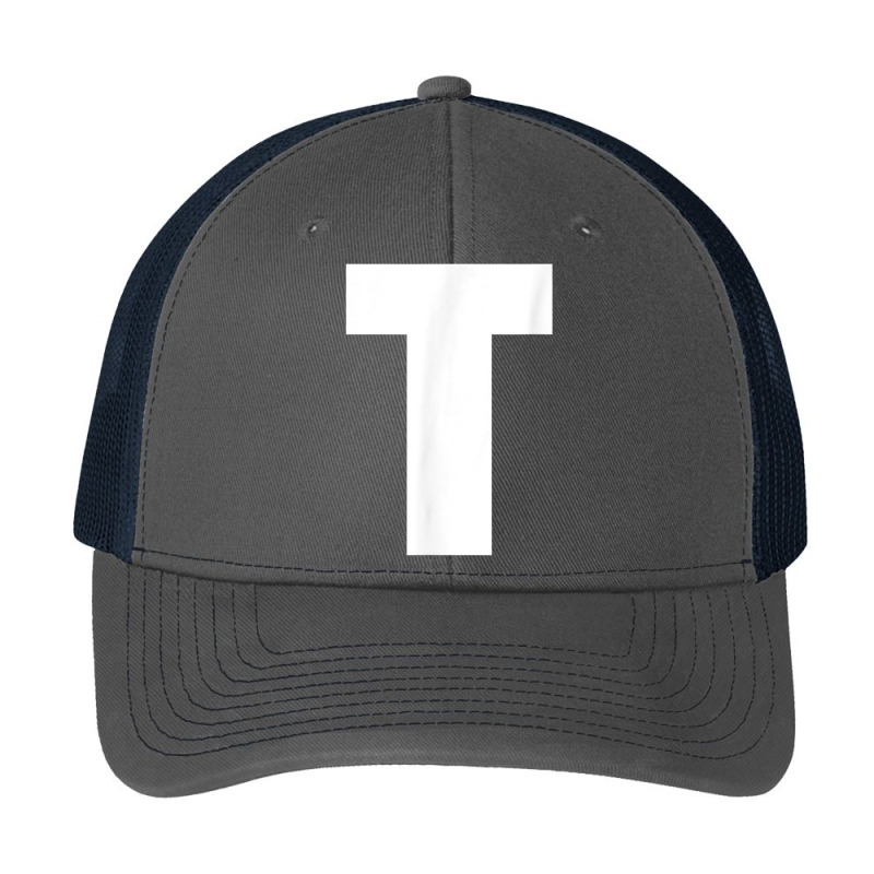 Letter T Capital Alphabet Monogram Initial Pa Trucker Cap by TiffaneyAitchison | Artistshot