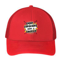 Every Superhero Needs A Sidekick For Big Brother Sister Of Newborn Pa Trucker Cap | Artistshot