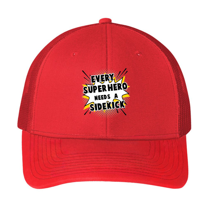 Every Superhero Needs A Sidekick For Big Brother Sister Of Newborn Pa Trucker Cap by DarienMeredith | Artistshot