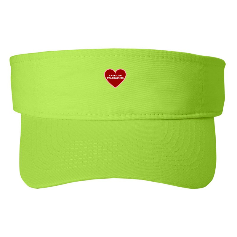 American Staghound Heart Fashion Visor by RobertTaylor | Artistshot