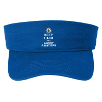 Keep Calm And Carry Sanitizer Fashion Visor | Artistshot