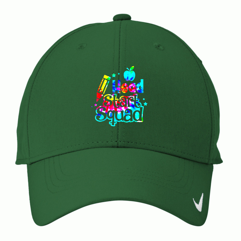 Tie Dye Head Start Squad Back To School Teachers Kids T Shirt Nike Dri-FIT Cap by cm-arts | Artistshot