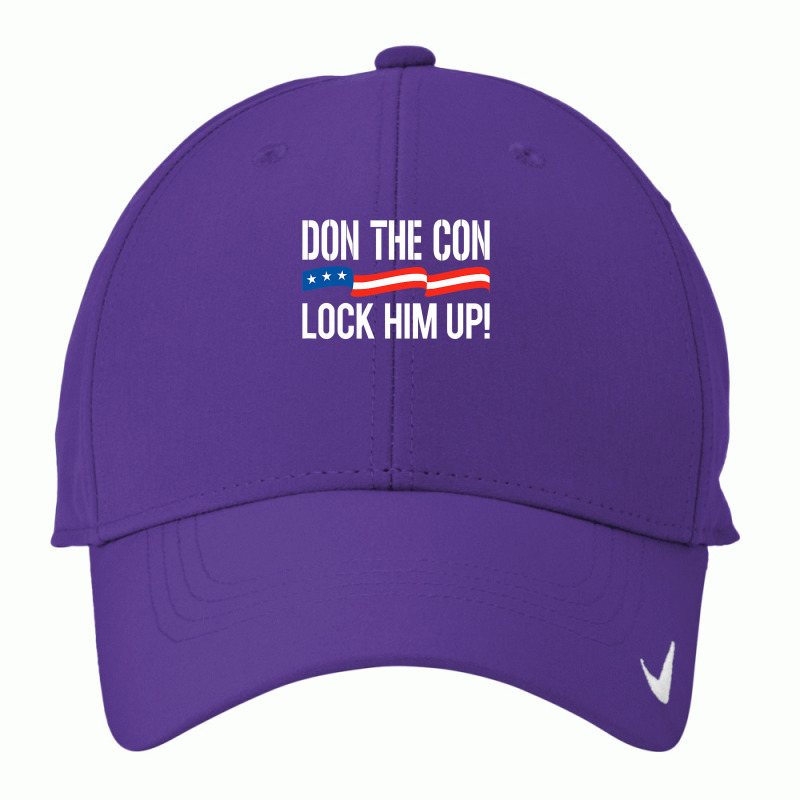 Don The Con  Lock Him Up  Anittrump Nike Dri-FIT Cap by home12 | Artistshot