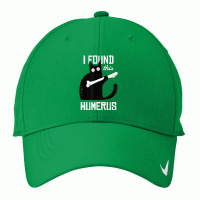 Scary I Found This Humerus Cat Black Humorous Medical Nike Dri-fit Cap | Artistshot