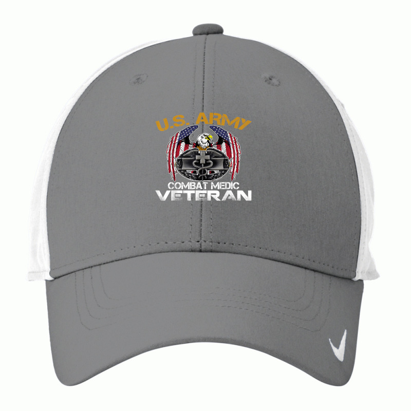 Proud Us Army Combat Medic, Perfect Veteran Medical Military Nike Dri-FIT Cap by LINDAFRAZIER | Artistshot