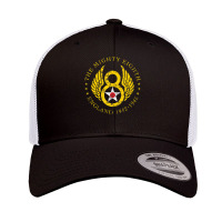 Trending Mighty Eighth 8th Air Force Usaaf B17 & B24 Bomber Group Retro Trucker Cap | Artistshot