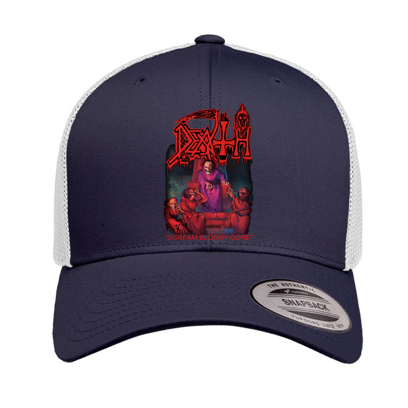 Death Scream Bloody Gore Retro Trucker Cap by zulethgilderq | Artistshot