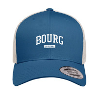 Bourg Louisiana La Vintage Athletic Sports Design Premium T Shirt Retro Trucker Cap | Artistshot