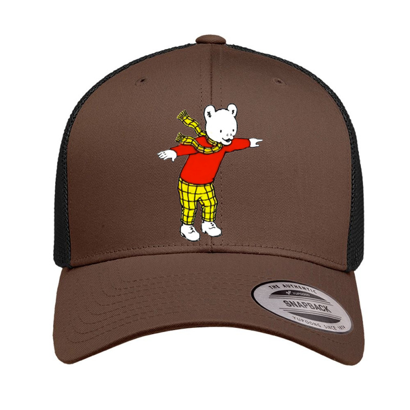 Rupert Bear Baby 70s Retro Trucker Cap By Vutuan12 - Artistshot display picture 3