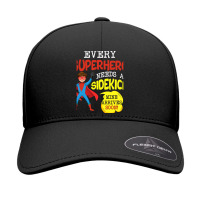 Every Superhero Needs A Sidekick Ba Seamless Cap | Artistshot