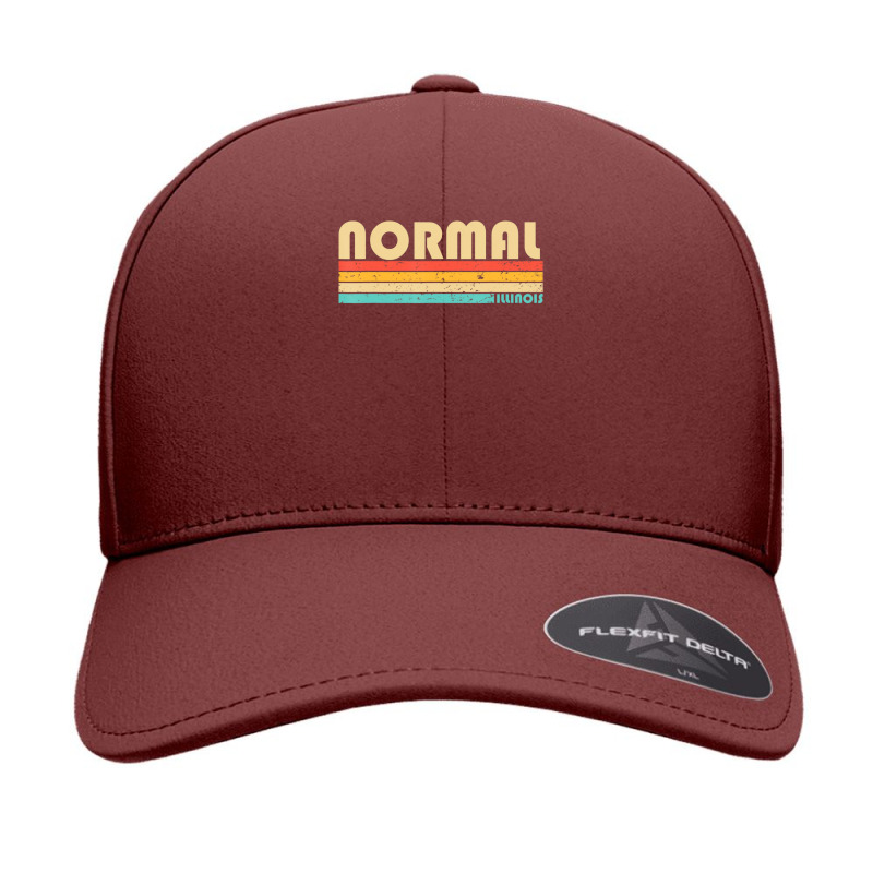 Normal Il Illinois City Home Roots Retro 70s 80s Seamless Cap by hongquangd | Artistshot