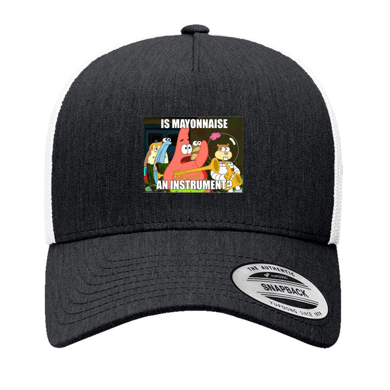 Is Mayonnaise And Instrument Large Yupoong Trucker Cap by DARRELLWAYNEWELLS | Artistshot