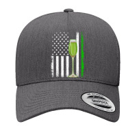 Vintage American Flag Wine St. Patricks Day Yupoong Trucker Cap | Artistshot