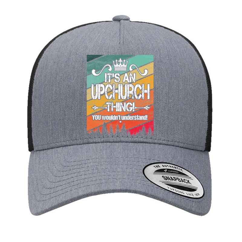 Upchurch Vintage Square Design Yupoong Trucker Cap by YATRONOTLEY | Artistshot