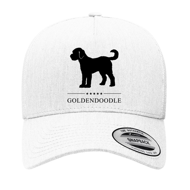 Goldendoodle Black Silhouette Yupoong Trucker Cap by poppyallen | Artistshot