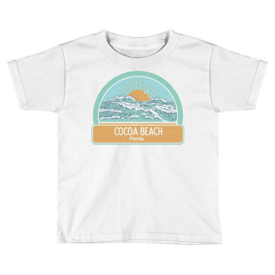 Cocoa Beach, Florida Usa Toddler T-shirt Designed By Rozakgraphic