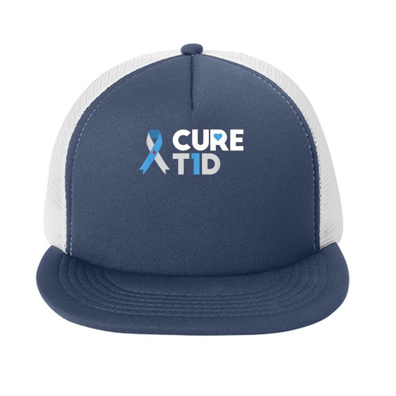 Cure T1d Diabetes Awareness Type 1 Insulin Pancreas Foam Snapback hat by LucianaFoster | Artistshot