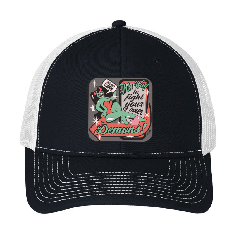 This Way To Fight Your Inner Demons! Pa Trucker Cap by cm-arts | Artistshot