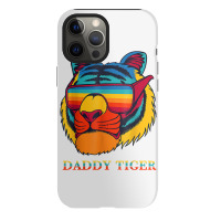 Daddy Tiger Sunglasses Vintage Colorful Tiger Lovers T Shirt Iphone 12 Pro Case | Artistshot