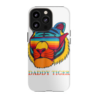 Daddy Tiger Sunglasses Vintage Colorful Tiger Lovers T Shirt Iphone 13 Pro Case | Artistshot