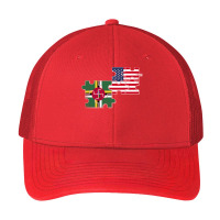 Dominica Usa Dominican American Flag Pullover Hoodie Pa Trucker Cap | Artistshot