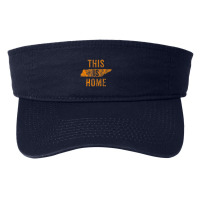 This Is Home Tennessee State Orange Proud Fan Vintage Fashion Visor | Artistshot