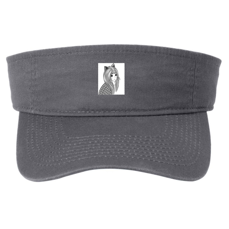 Black And White Girl Fashion Visor by cm-arts | Artistshot