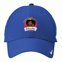 Believer Motivator Innovator Educator Melanin Black Teacher Long Sleev Nike Dri-fit Cap | Artistshot