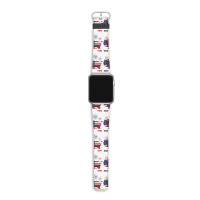 Dachshund Papa American Flag 4th Ofjuly Apple Watch Band | Artistshot