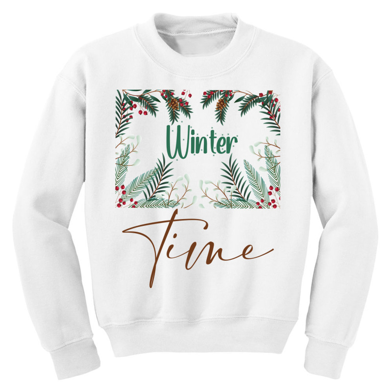 Winter Time Youth Sweatshirt by ŞEN | Artistshot