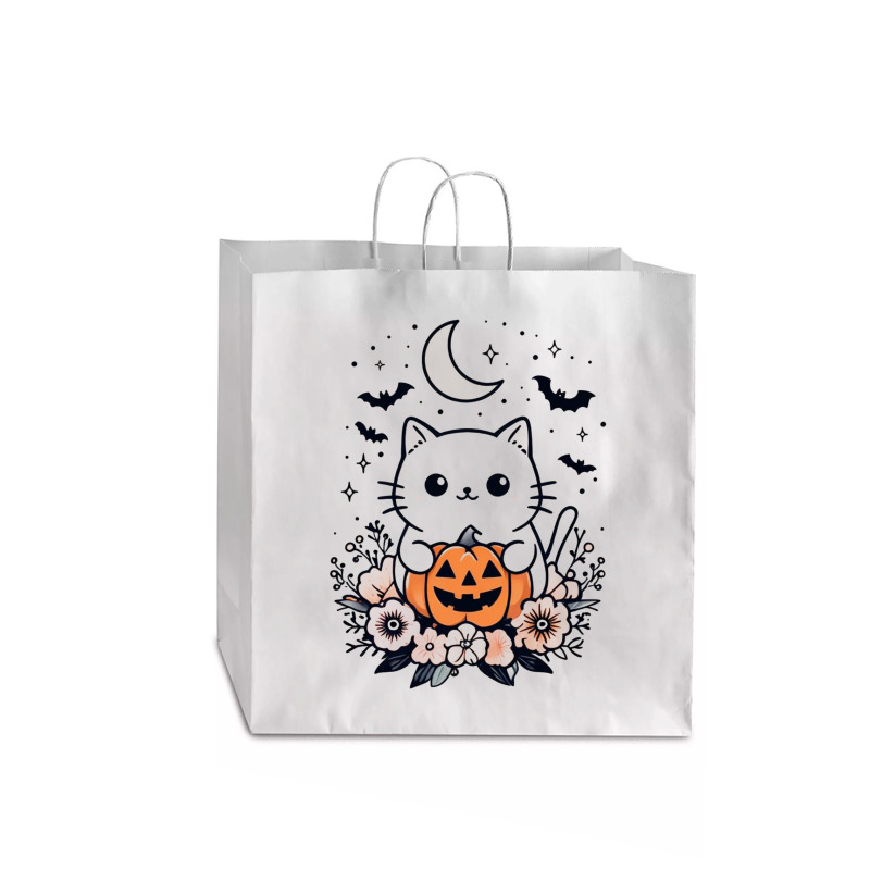 Pumpkin Cate Jumbo Paper Bag - 18 x 7 x 18 3/4 by therever | Artistshot